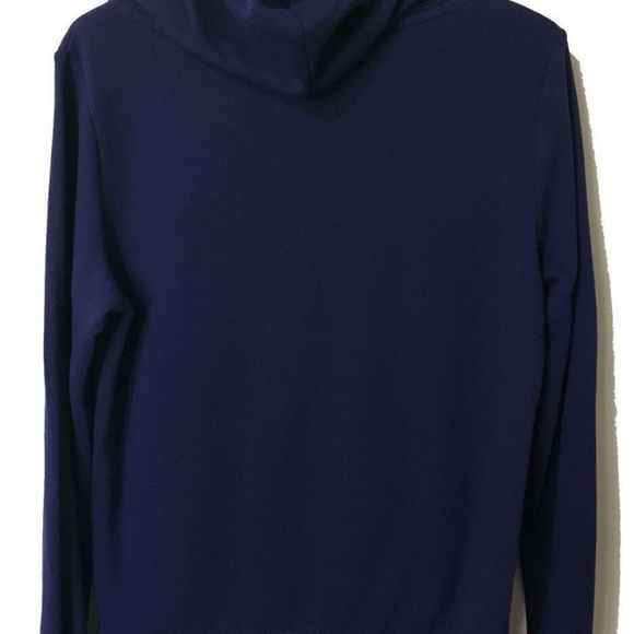 Victoria's Secret Pink Navy Blue and Yellow Hoodie - Picture 2 of 2